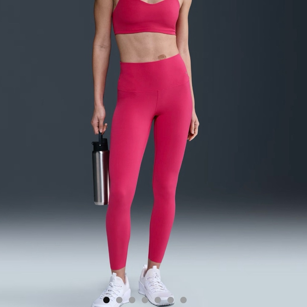 Nike Zenvy NWT Tights Leggings Rush Pink in Size Large Hot Pink Athletic $100